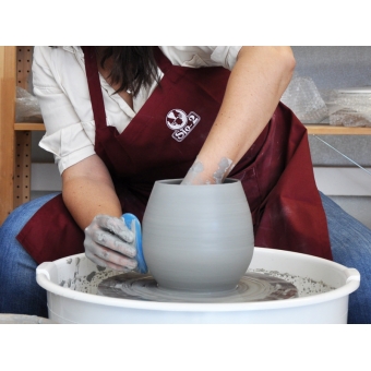 SIO-2® Argila Natural Pottery Clay, 2.2 lb (1 kg), White