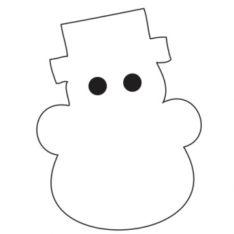 Punkydoodles Small White Snowman 40-ct