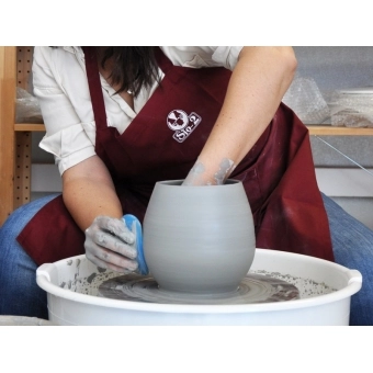 SIO-2® Argila Natural Pottery Clay, 2.2 lb (1 kg), White