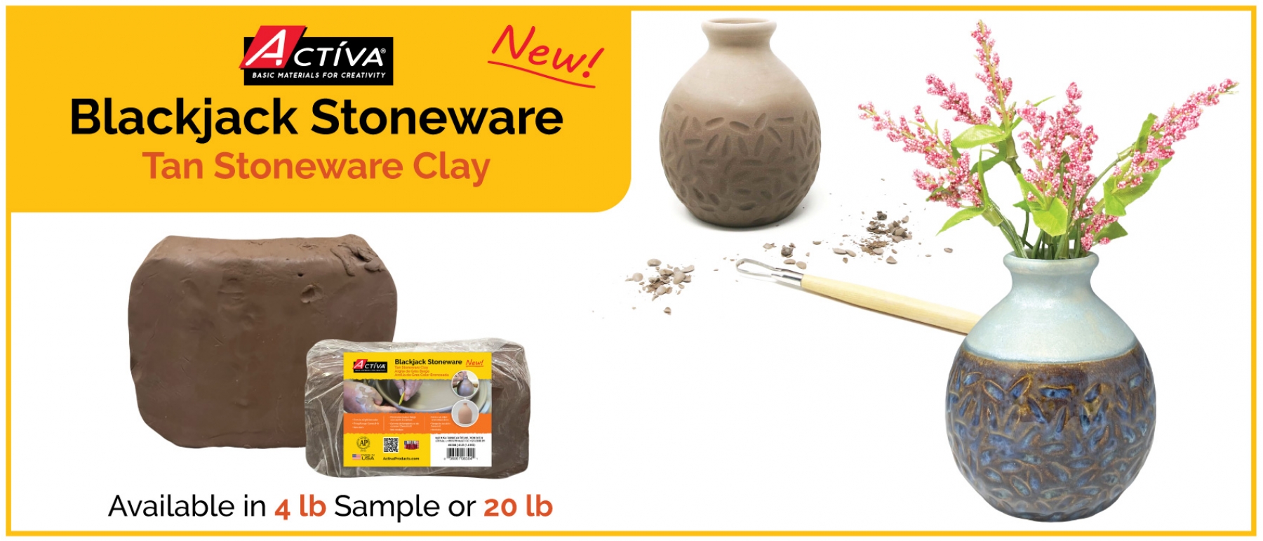 New Blackjack Stoneware - Tan Stoneware Clay