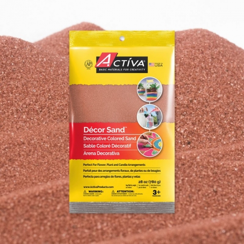 Décor Sand™ Decorative Colored Sand, Harvest, 28 oz (780 g) Bag 