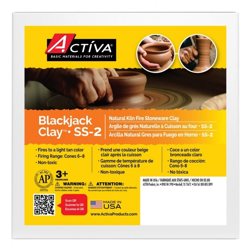 Activa Blackjack Earthenware Clay - 5 lb